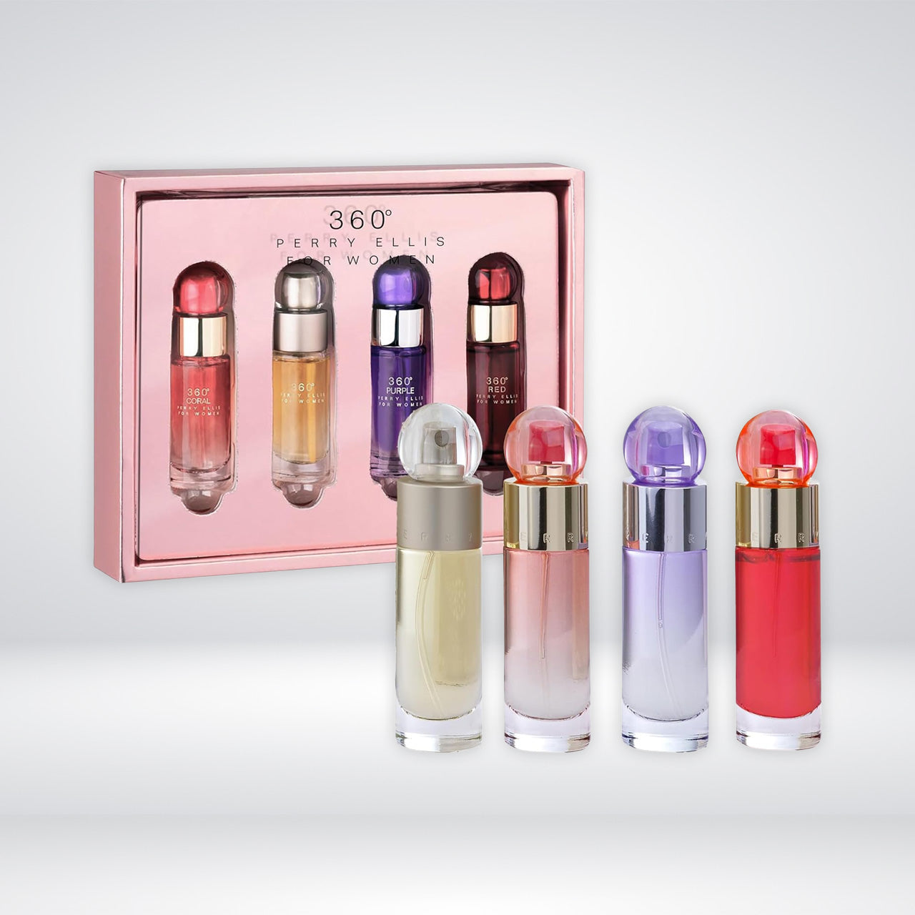 Perry Ellis 360 Minis Set Mujer 4x7.5ml